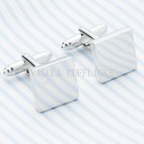 VAGULA Silver Plated Square Cufflink 701