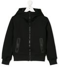 Custom Boy's Plain Zip Hoodie with Zipper Pocket