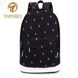 College School Waterproof Canvas Sport Bag Travel Shoulder Leisure Backpack