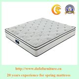 Pocket Spring Mattress Euro Top Latex Plush Mattress for Bedroom Furniture