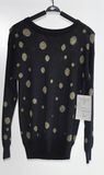 Women Patterned Long Sleeve Pullover Knitted Sweater