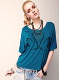 Women Fashion Clothes / Viscose T-Shirt / Clothing (000007)