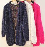 Knitting Cardigan Sweater Coat Thickening