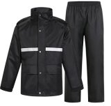 Heavy Duty Breathable Raincoat Rain Trousers with Reflective Strips