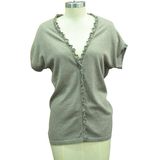 New Design Short Sleeve Fit Knit Women Sweater