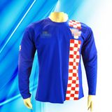 100% Polyester Man's Long Sleeve Soccer Jersey