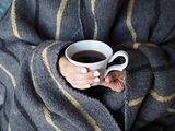 Soft Soild Color Pure New Wool Throw Blanket