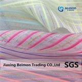 Fashion Organza Stripe with Silvery/Golden Line