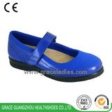 Women Casual Leather Shoes Diabetic Depth Comfortable Footwear with Spandex Material