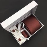 Handmade 100% Silk Woven Skinny Men Ties Set