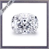 Long Cushion Crushed Ice Cut Moissanite Stone for Fashion Jewelry