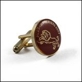 Custom Metal Clothing Cufflink Epoxy-Dripping Cufflink (GZHY-XK-015)