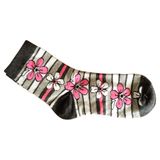 Women Fashion Plain Socks with Cotton and Spandex (wfc-02)