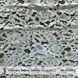 Bridal White Floral Lace Fabric (M3083)