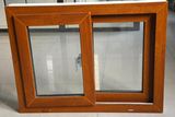 Modern Design Wood Grain Color Film Coated PVC Silding Window