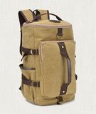 Coffee 1 X Casual Backpack Man's Backpack Retro Outdoor Sports Travel Canvas Backpack