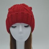 Winter Knit Fur POM POM Hats