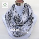 2018 Hot Sale Europe Geometric Printed Fashion Lady Infinity Scarf