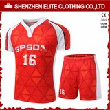 Top Quality Fancy Red Soccer Jersey Manufacturer (ELTSJI-2)