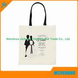 Promotion Reusable 100% Natural Cotton Textile Fabric Carrier Bags