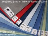 Surgical Gown Material Anti-Bacterial and Anti-Blood Blue SMS Nonwoven Fabric