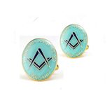 Fashion Brass Soft Enamel Cufflinks for Men