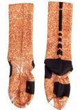 Bright Orange Basketball Elite Anti-Skid Non-Slippery Sock