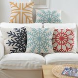 Print 14X20 Inch White Throw Pillows for Couches Decor