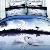 Polyester Printed Cartoon Bedding Set