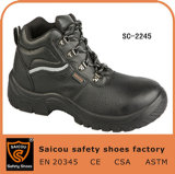 Ankle-Cut Steel Toe Industrial Work Safety Shoe with Lace Sc-2245