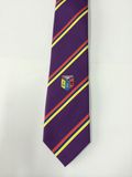 Fashion Purple Colour Micro Fibre Kid's Logo Tie