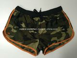 Oeko-Tex Flat Waist Polyester Patterned Men Board Short Swimwear