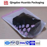 Three Side Seal Plastic Cheap Zipper Underwear Plastic Packaging Bags