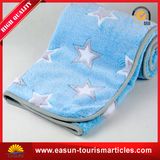 Hot Sale Promotion Polar Fleece Custom Print Polyester Blanket for Airline