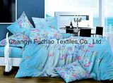 Poly-Cotton Queen Size High Quality Home Textile Bedding Set/Bed Sheet