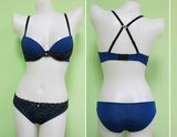 Newest Multi-Way Colorful Lady Bra and Panty Lace Underwear Set (EPB153)