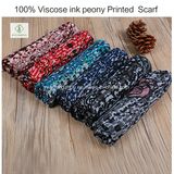 2018 Newest Fashion Lady Viscose Scarf with Flower Printed Shawl