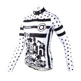 Polka DOT Cycling Jersey Tops Men's Sport Jacket