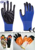 Nitrile Coated Labour Protective Industrial Working Safety Gloves