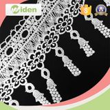 Geometric Circle Ornament Cord Lace Fabric Fringe Chemical Lace