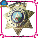 Metal Police Badge with 3D Logo (m-B05)