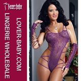 Girl Teddy Lingerie Lace Sexy Suit (L8049)