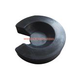 60 Duro Shore a Black Natural Rubber Corner Protection Bumper Guard / Disc Pad Cushion