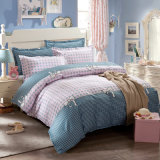 Textile 100% Cotton High Quality Bedding Set for Home/Hotel Comforter Duvet Cover Bedding Set (Polka dots)