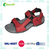 Red PU Upper with TPR Sole, Men's Sporty Sandals