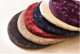 Luxurious Sheepskin Chair Cushion in Round Shape