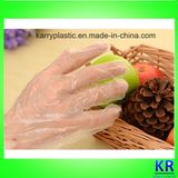 Clear HDPE Gloves Using in Garden, Kitchen, Medical, Hair-Dying