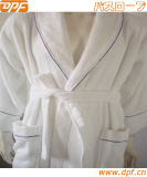 Seven Apparel Hotel SPA Collection Herringbone Textured Plush Robe, Optic White