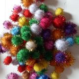 Fashion Elastic Bullion Pompon Ball for DIY