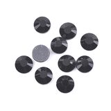 500gross 10 Facets 3mm Ss10 Bulk Packing Jet Black Flatback Strass DMC Hotfix Glass Crystal for Shoes